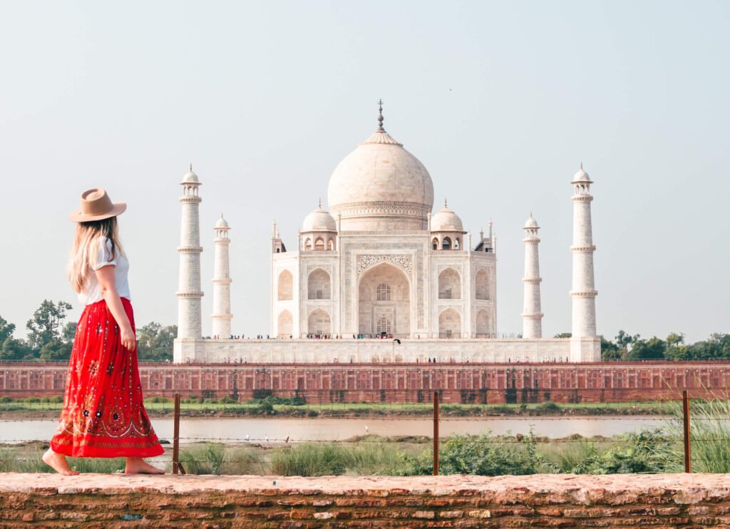 Mehtab Bagh Moonlight Garden Best View Taj Mahal