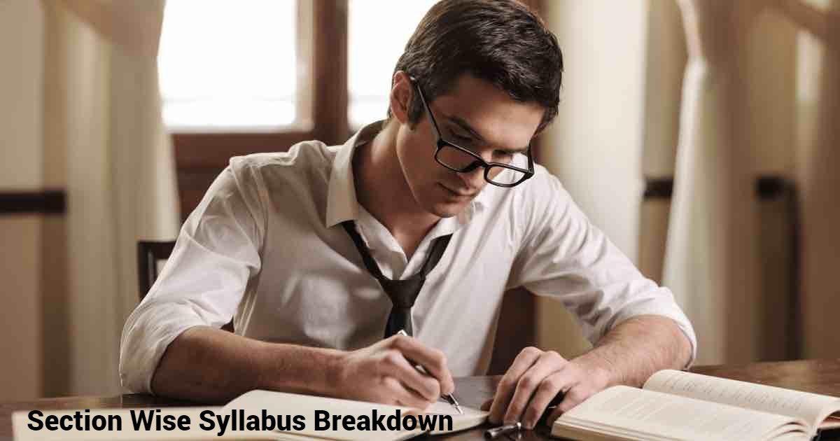 Section Wise Syllabus Breakdown