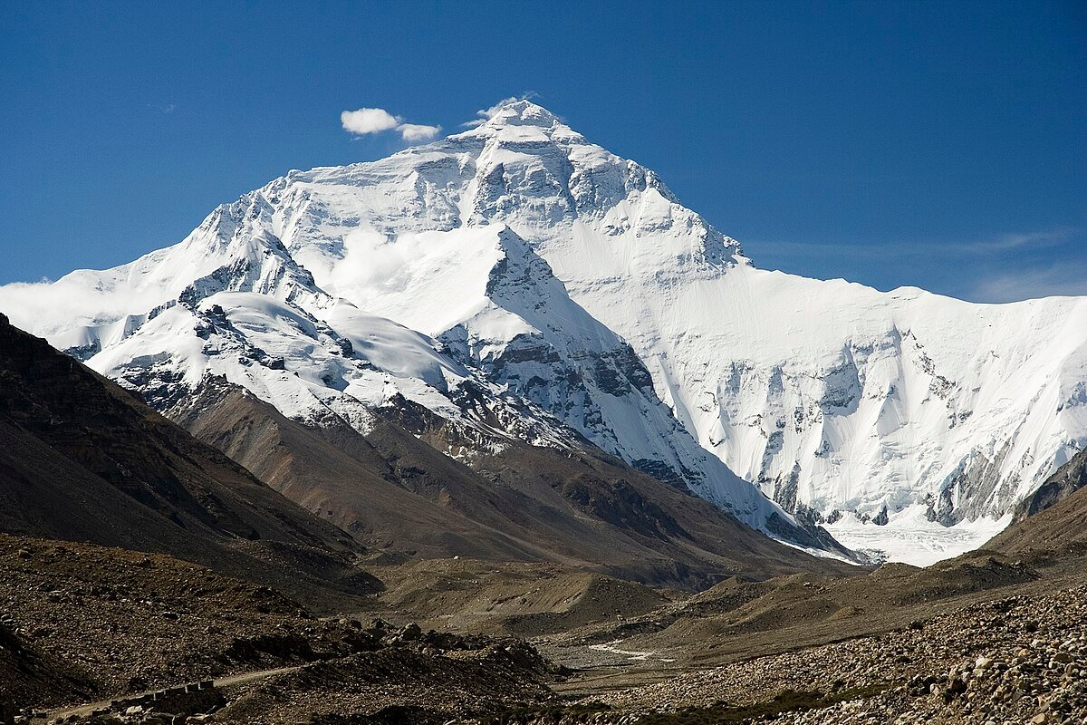 Mountainous Country landscape with dramatic peaks