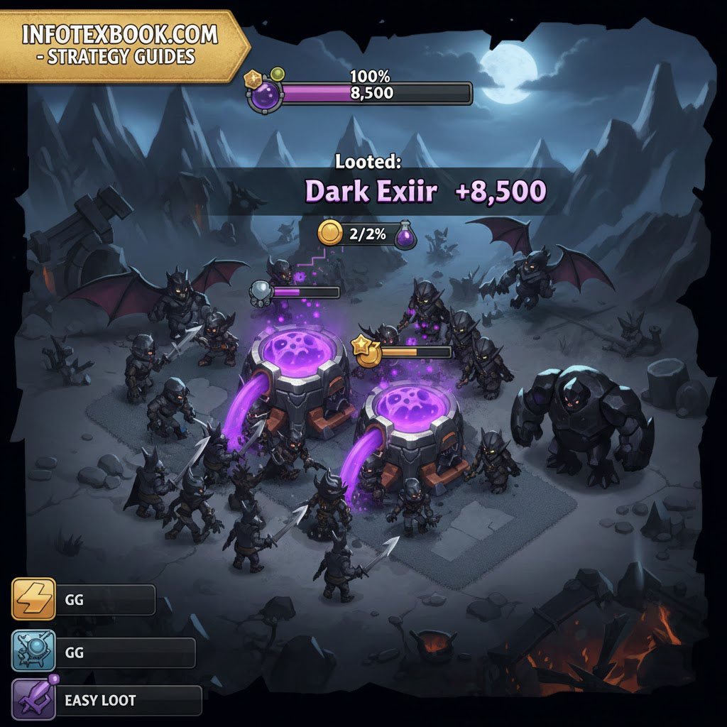 Clash of Clans Farming Guide 2025 Dark Elixir tips