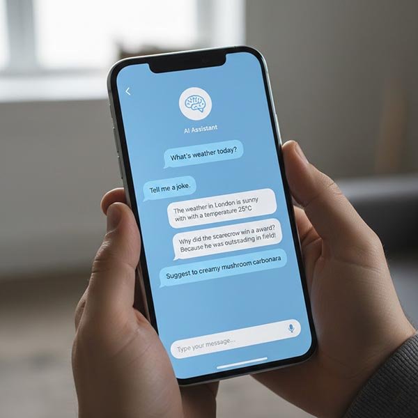 ChatGPT AI interface illustration