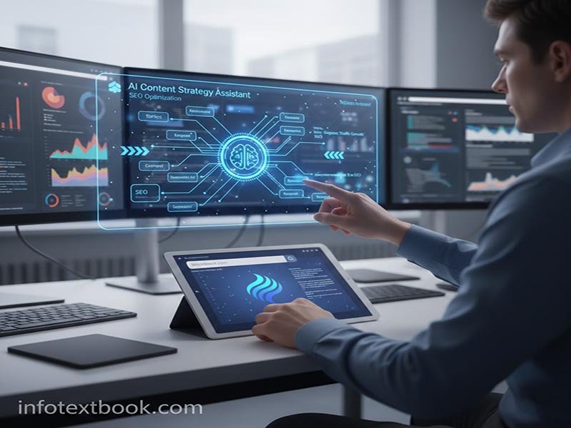 Copy AI for SEO content workflow graphic