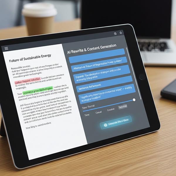 Grammarly GO AI Features interface