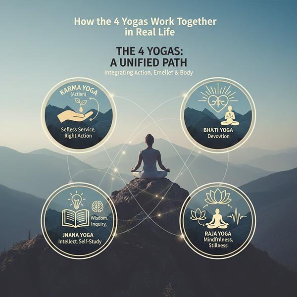 What Are the 4 Main Yogas