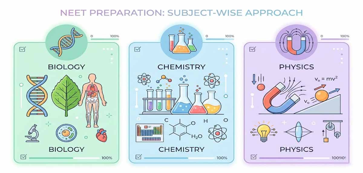 neet subject wise preparation strategy
