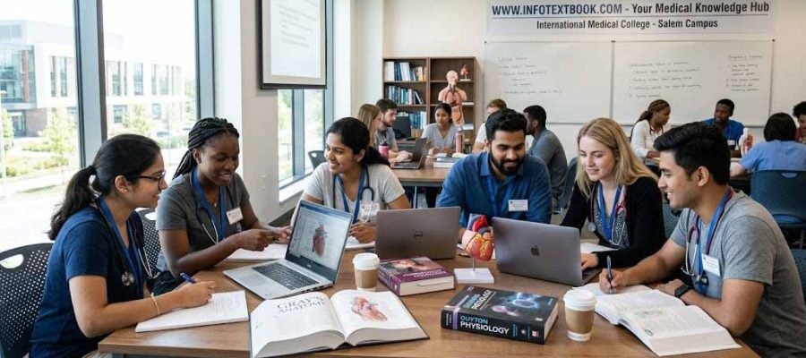 Free MBBS abroad for Indian students in classroom