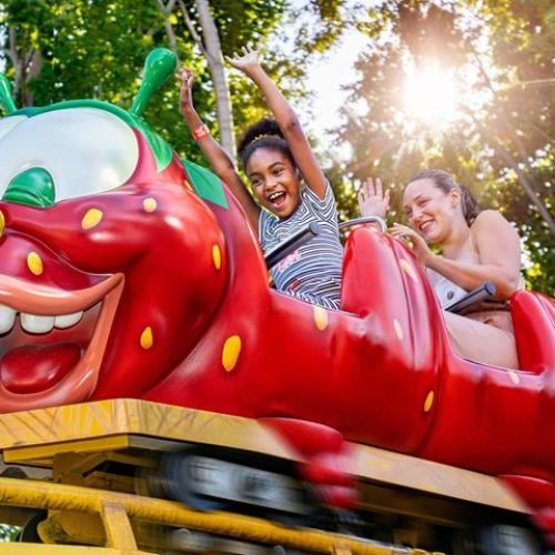 Serengeti Park Achterbahn Ride