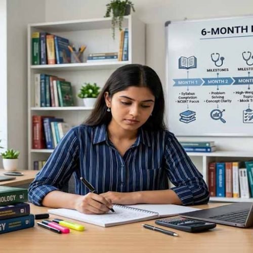how to study for neet exam in 6 months